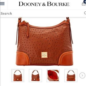 Dooney & Bourke ostrich hobo